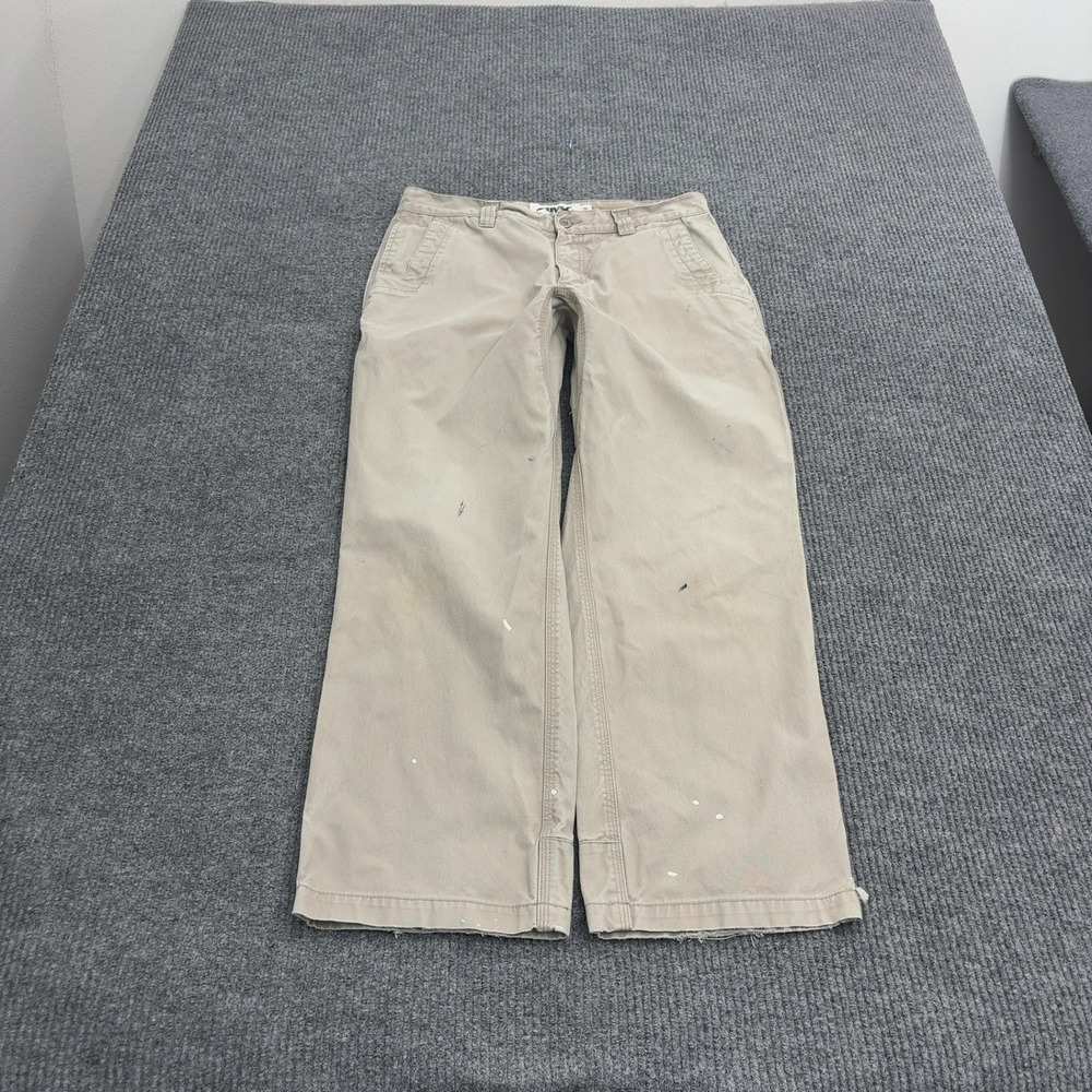 Mountain Khakis Pants Mens 34x30 Khaki Cotton Canvas Workwear Rugged Gorpcore